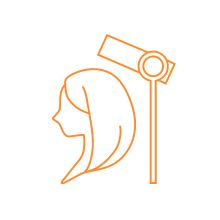 ハンズフリーヘアドライヤー